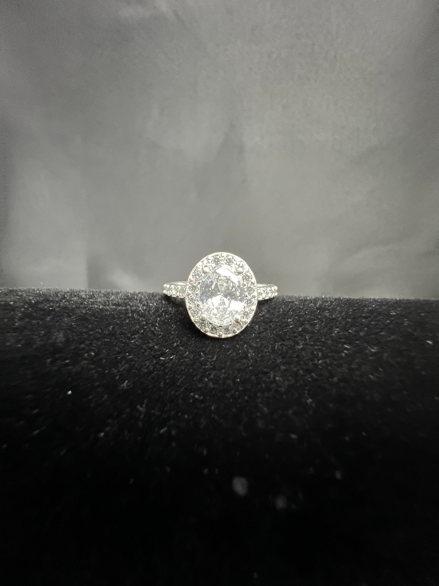 Oval Stone Engagement Ring