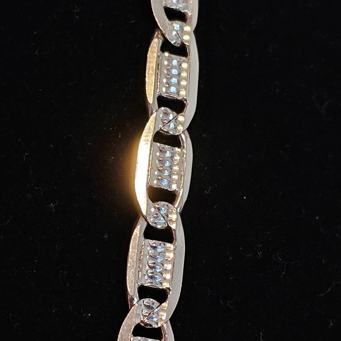 Diamond Cut 925 Sterling Silver Mariner Chain Necklace 5mm 28" & 24"
