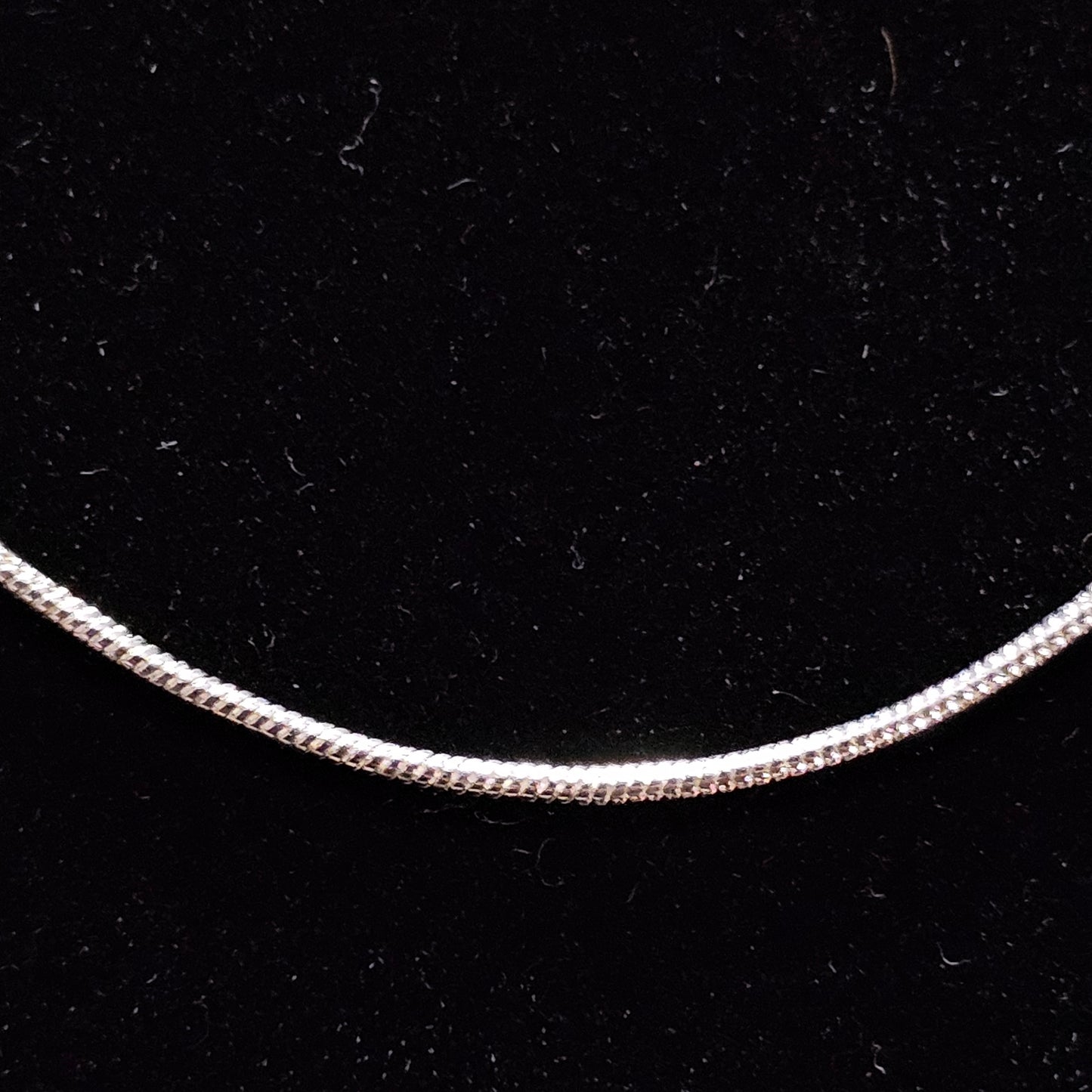 Snake Link 925 Sterling Silver Chain Necklace 18" 1mm