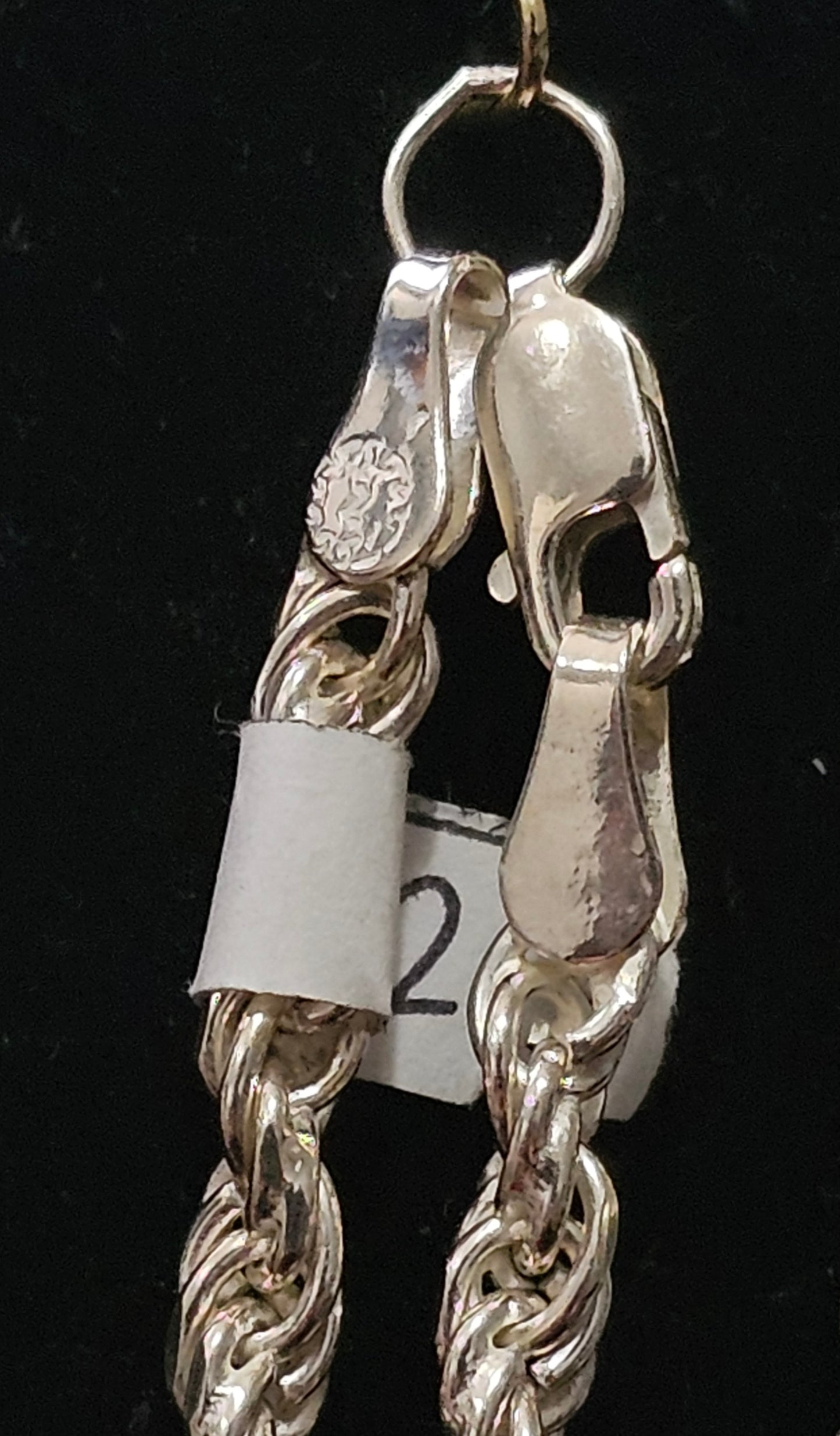 Rope Chain Necklace 925 Sterling SIlver 3.7mm