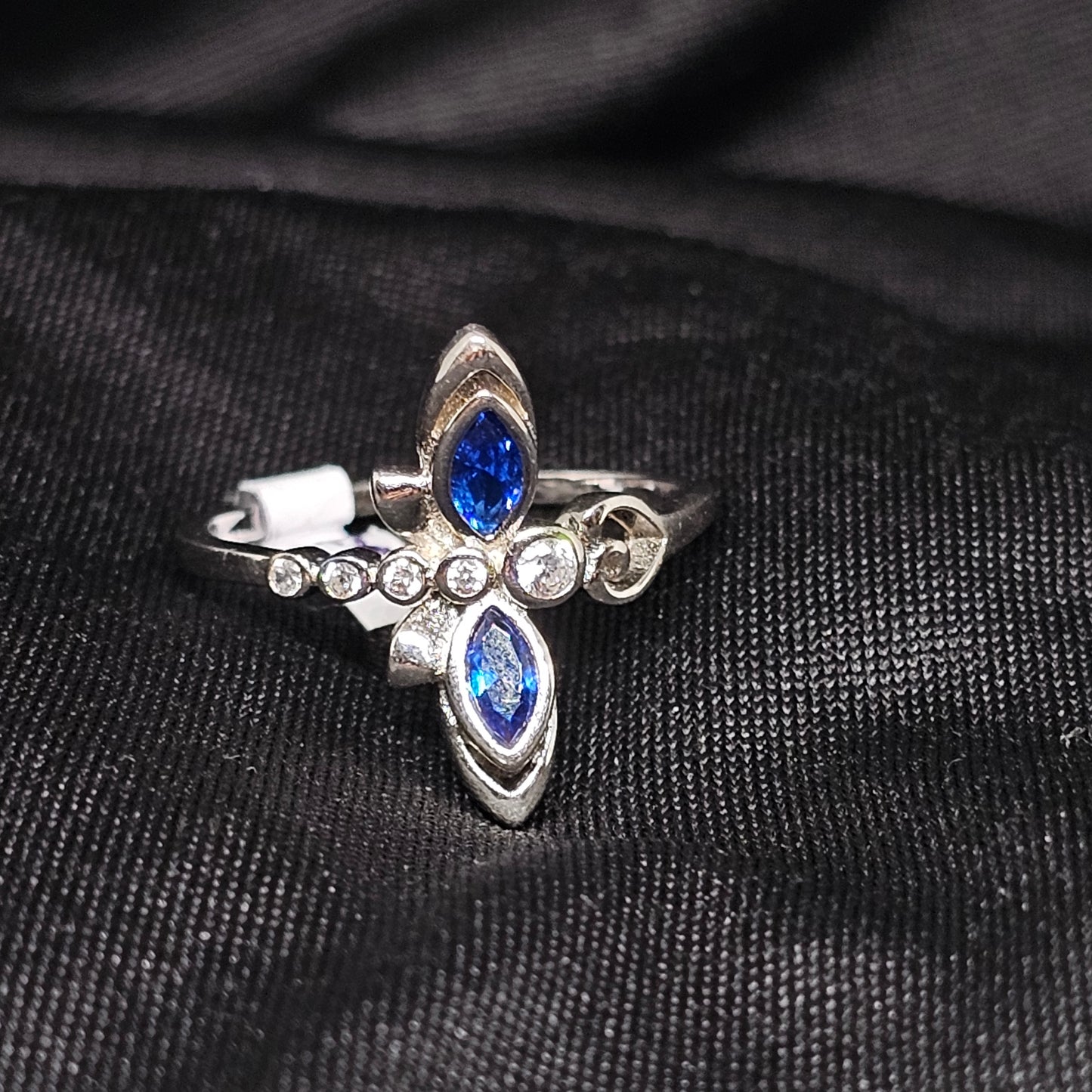 Blue Dragonfly Ring, Size 9, Elegant Nature-Inspired Design