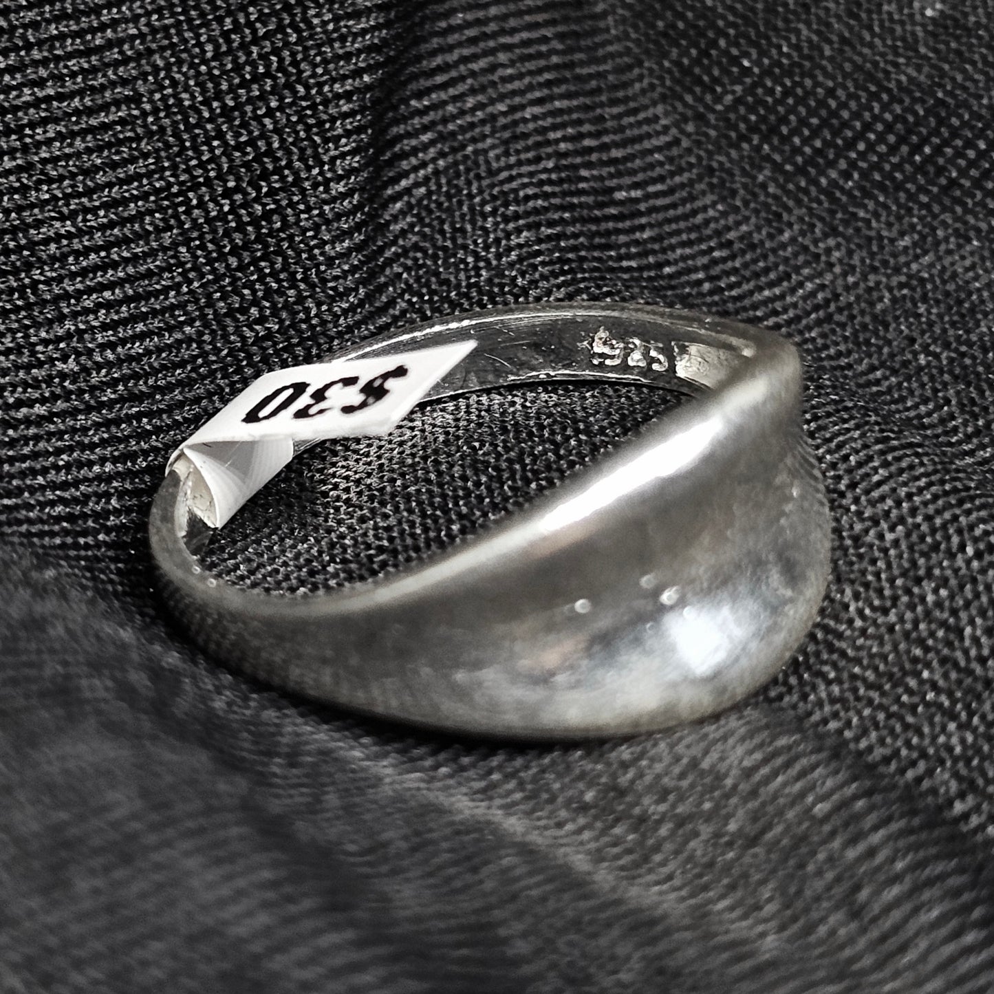 Polished Silver Dome Ring with Bold Minimalist Statement Look