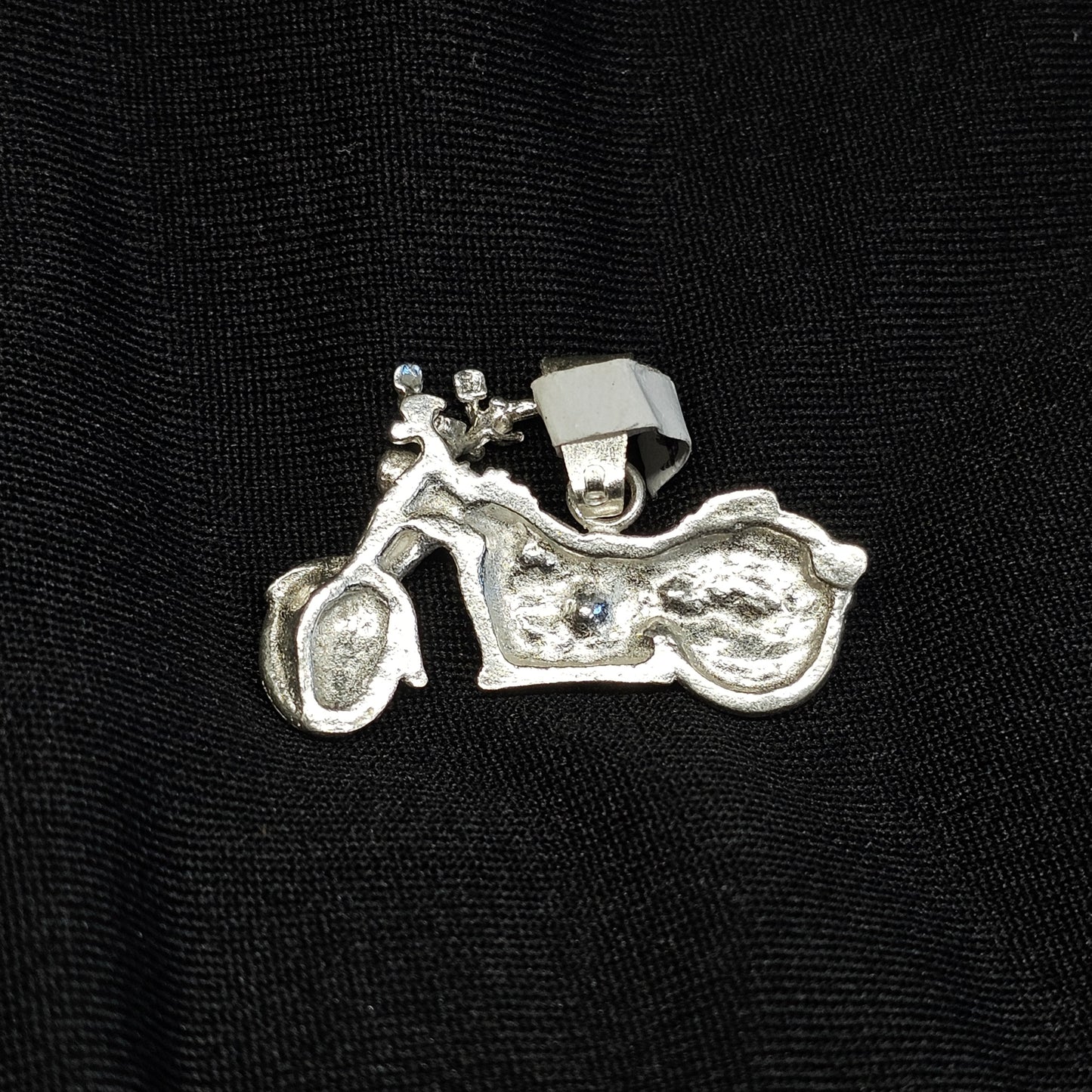 Big Motorcycle Chopper Pendant – Biker Jewelry for Men