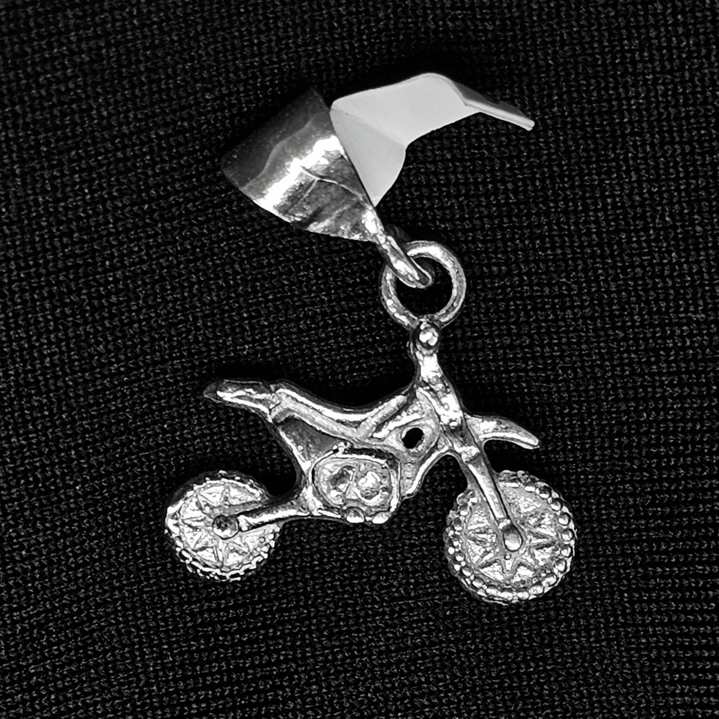 Small Dirt Bike Motorcycle Pendant Necklace – Biker Jewelry