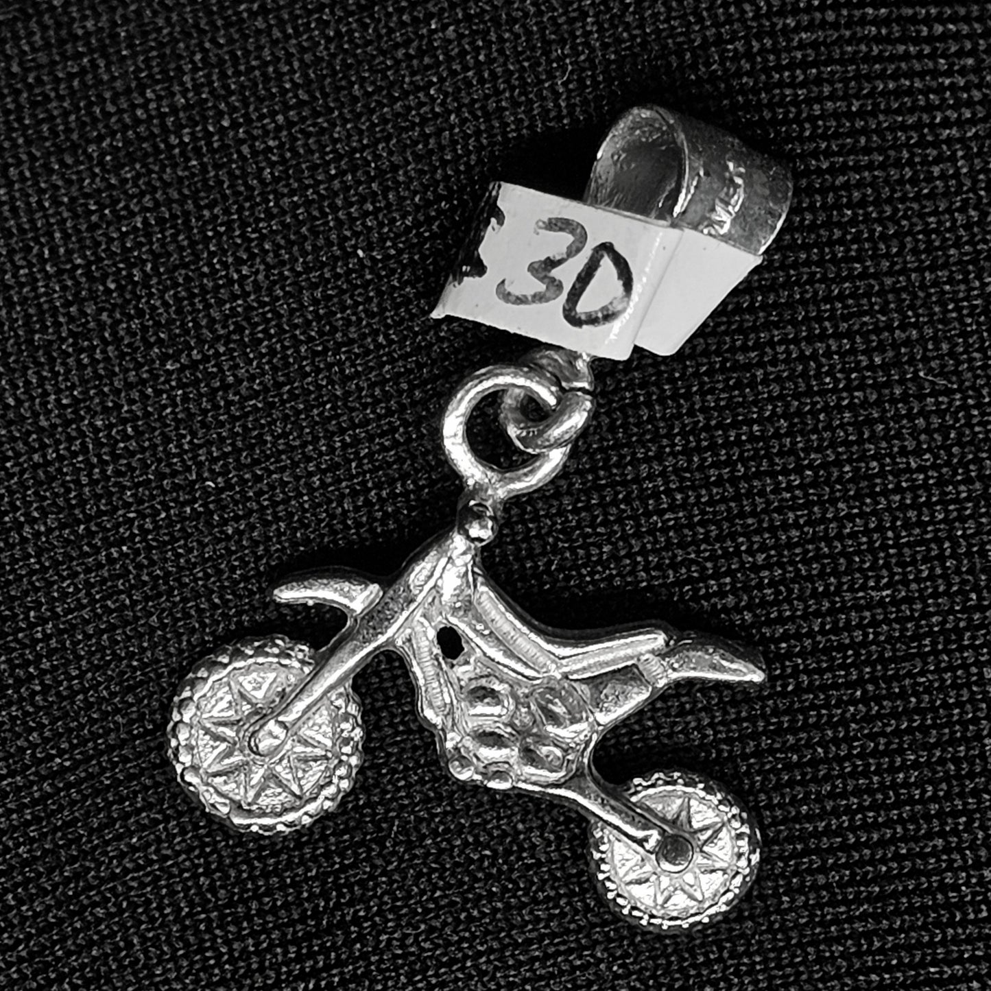 Small Dirt Bike Motorcycle Pendant Necklace – Biker Jewelry