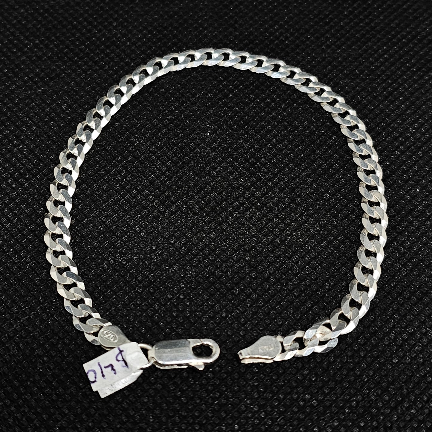 Men's Cuban Link Bracelet – Classic Silver Chain (4g)