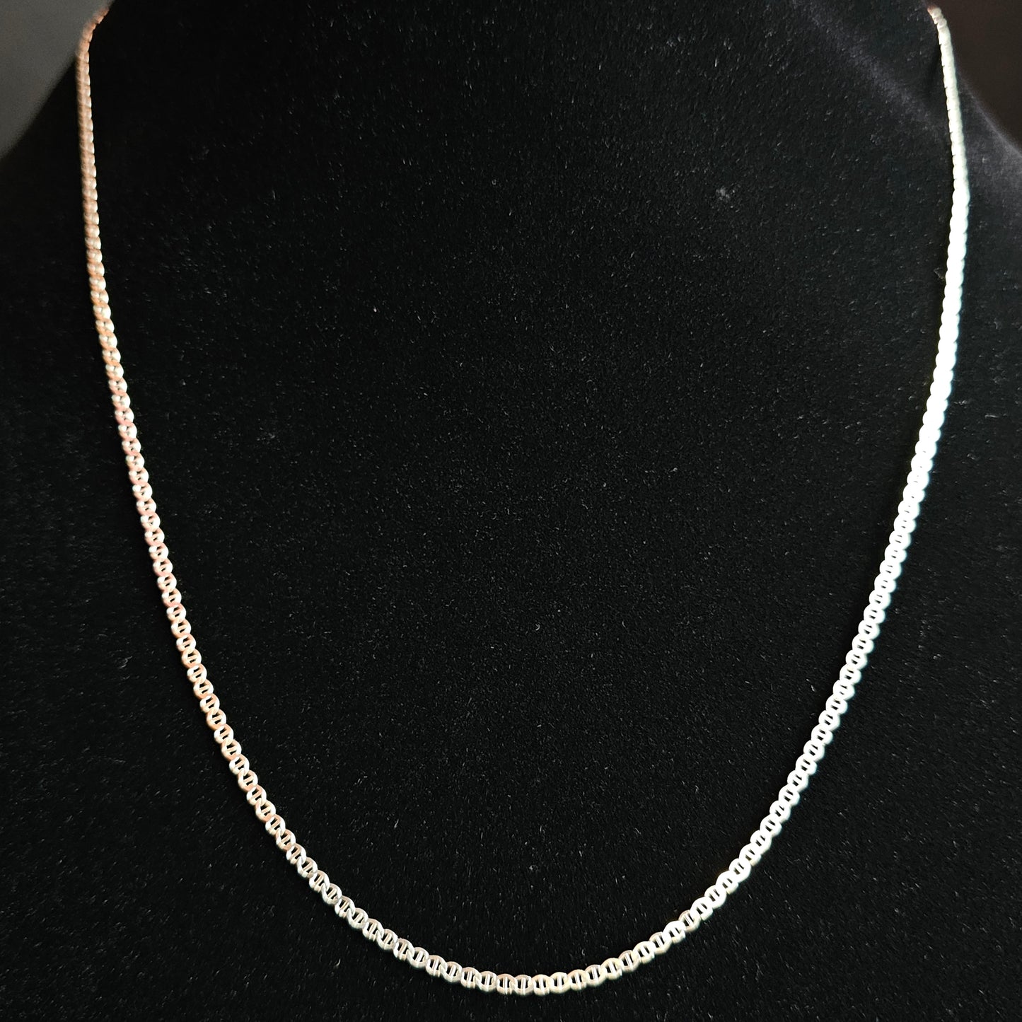 Elegant Silver Chain Necklace, 3g Weight (Price $30)