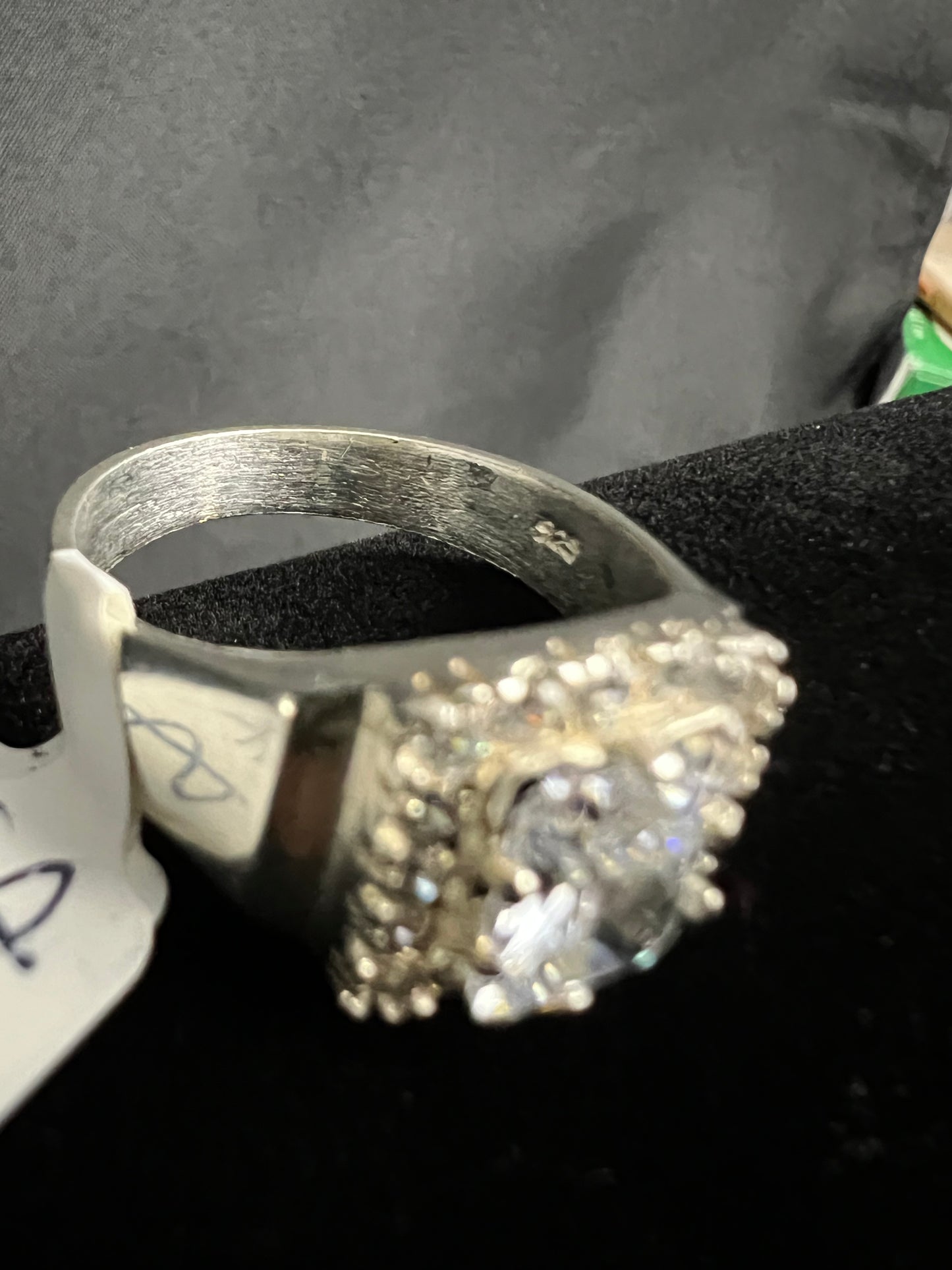 Men's Radiant Square Halo Ring