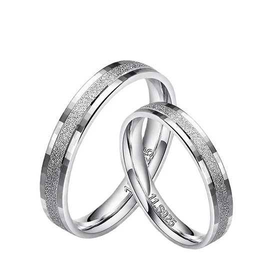 Geometric 925 Sterling Silver Men's Ring – Modern Design