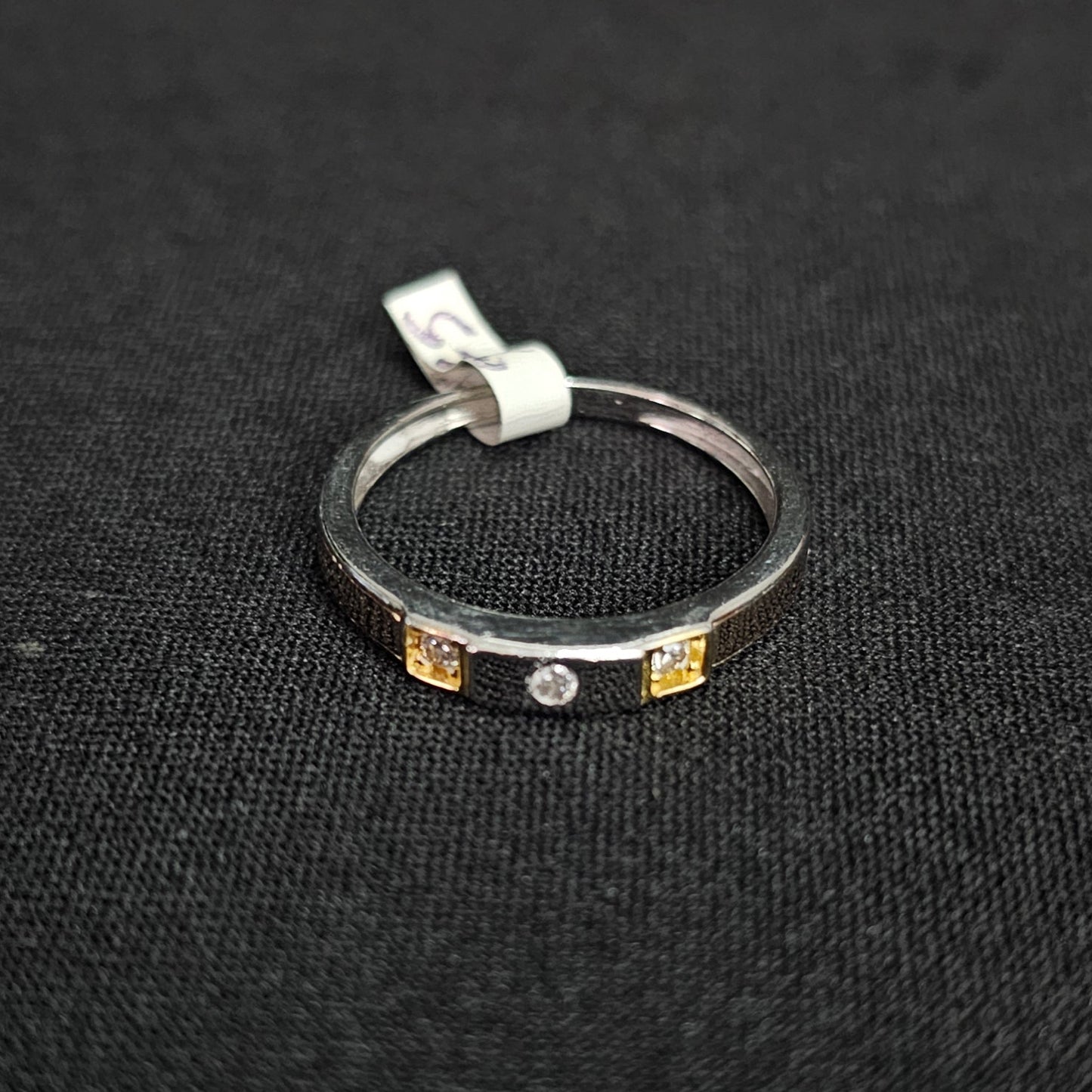 Gold Plated Band Ring 925 Sterling Silver