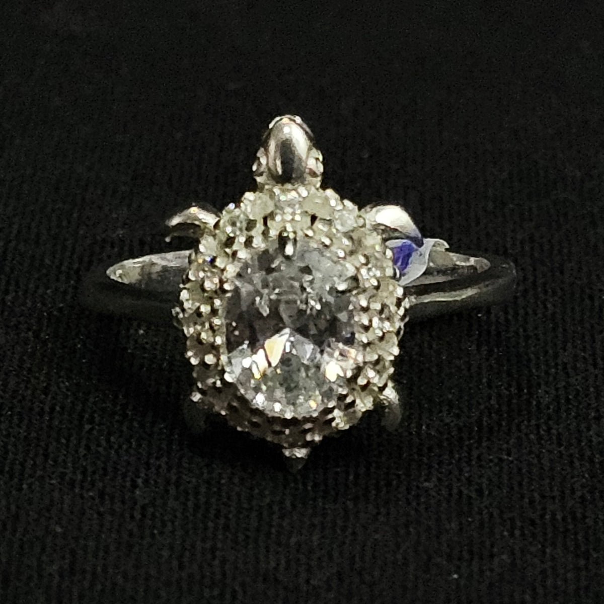 Stone Turtle Ring 925 Sterling Silver – AK Jewelry Chi