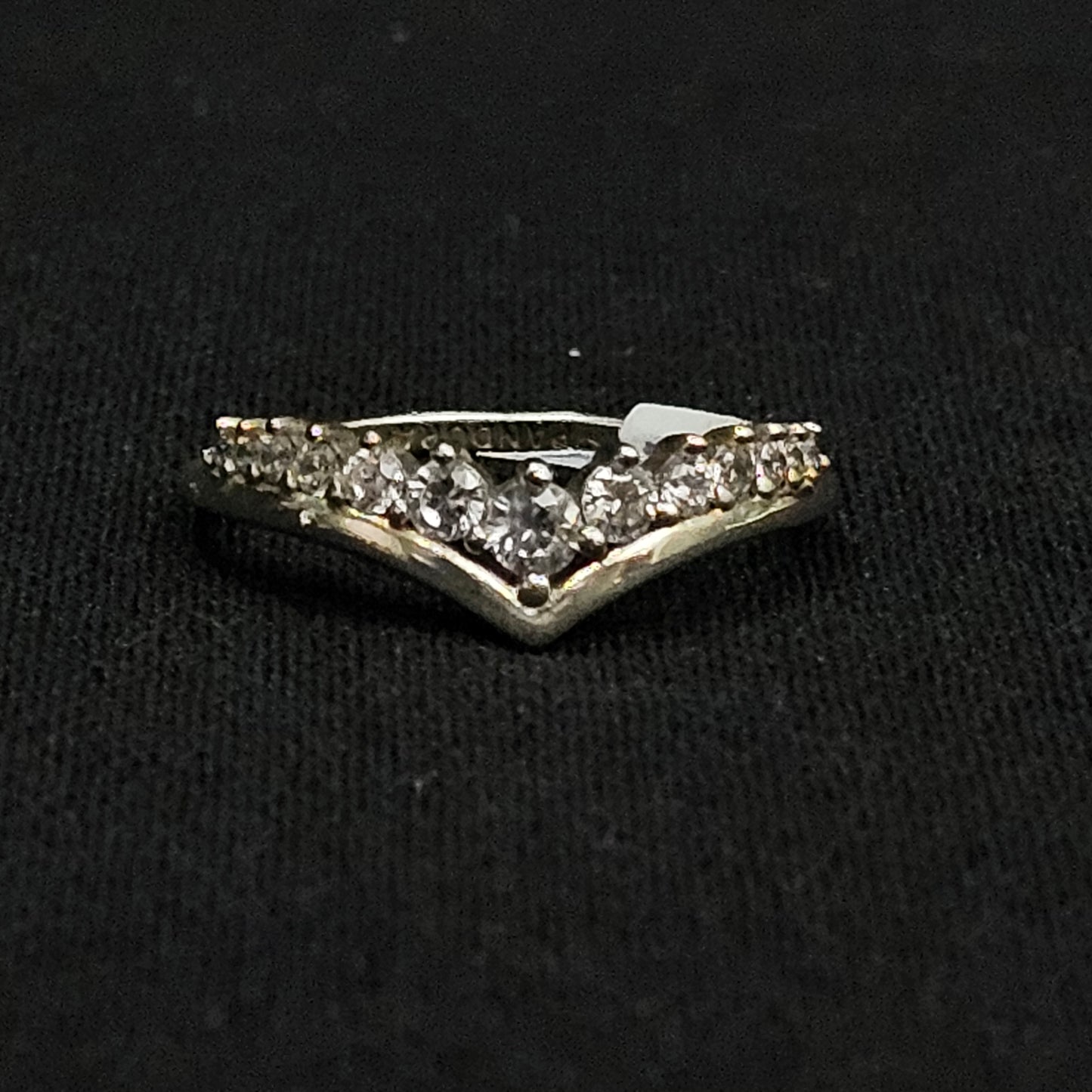 Princess Band Ring 925 Sterling Silver