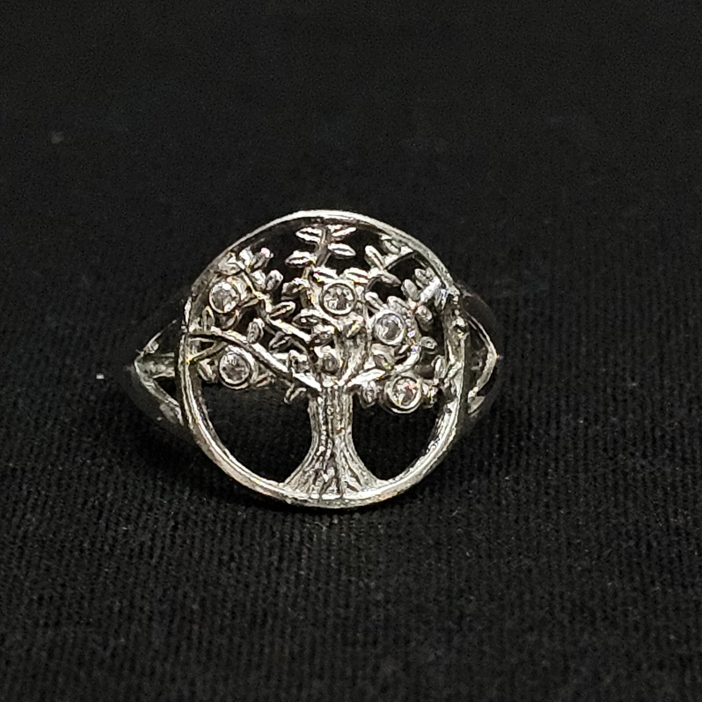 Tree Of Life Ring 925 Sterling Silver