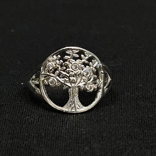 Tree Of Life Ring 925 Sterling Silver
