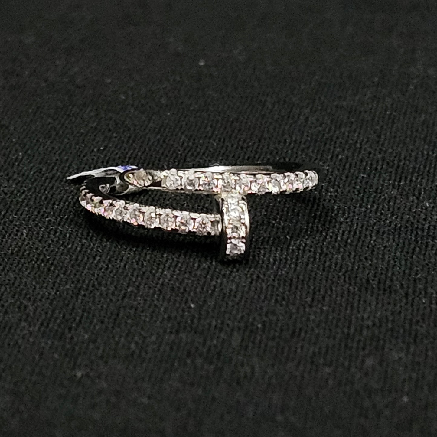 Nail Ring 925 Sterling Silver