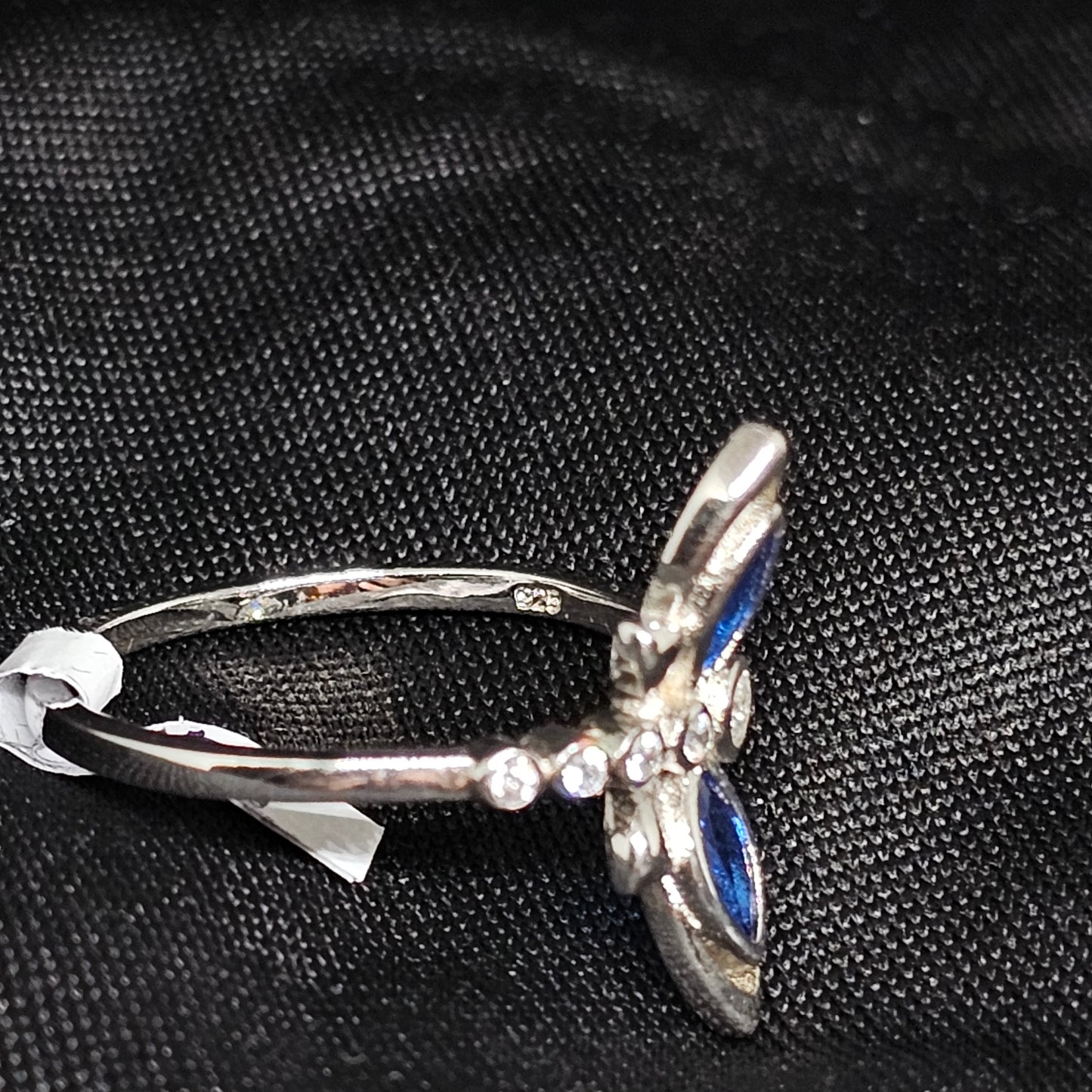 Blue Dragonfly Ring, Size 9, Elegant Nature-Inspired Design