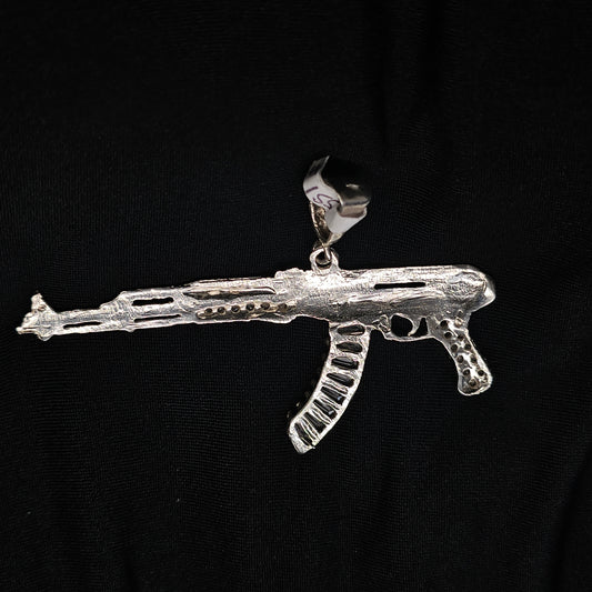 AK-47 Pendant – Bold Statement Jewelry Piece