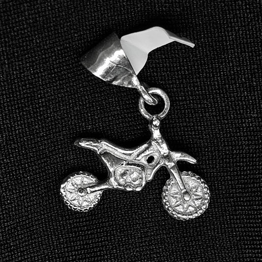 Small Dirt Bike Motorcycle Pendant Necklace – Biker Jewelry