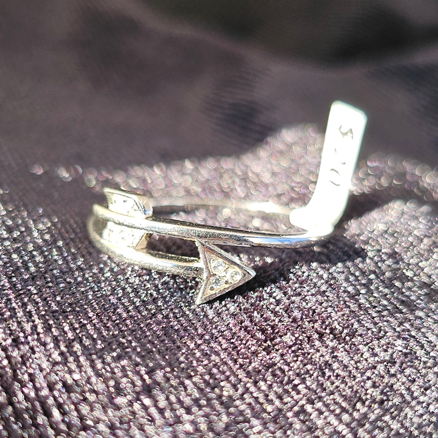 Dainty Sterling Silver Arrow Ring