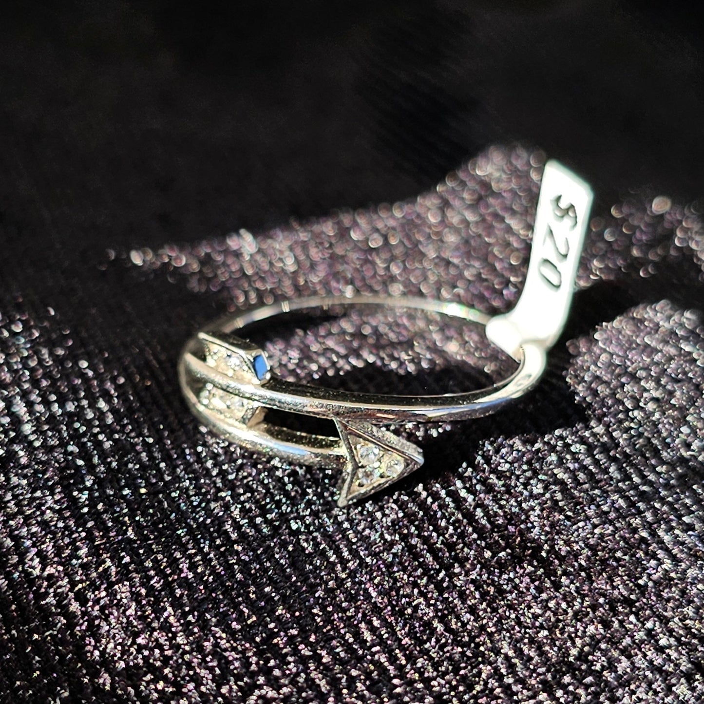 Dainty Sterling Silver Arrow Ring