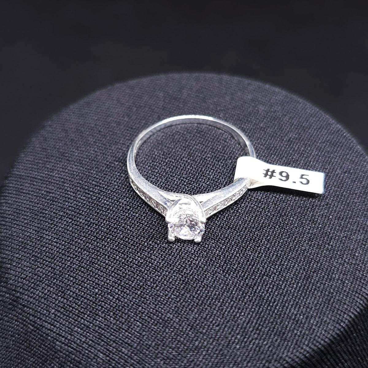 Sterling Silver Solitaire Ring