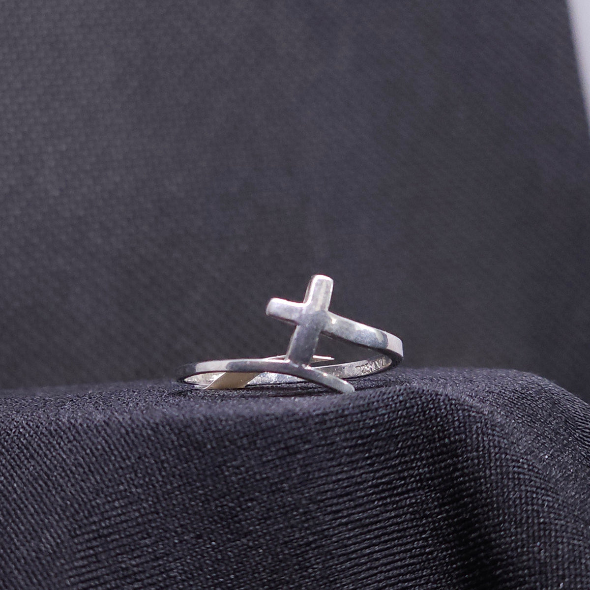 Sterling Silver Cross Ring