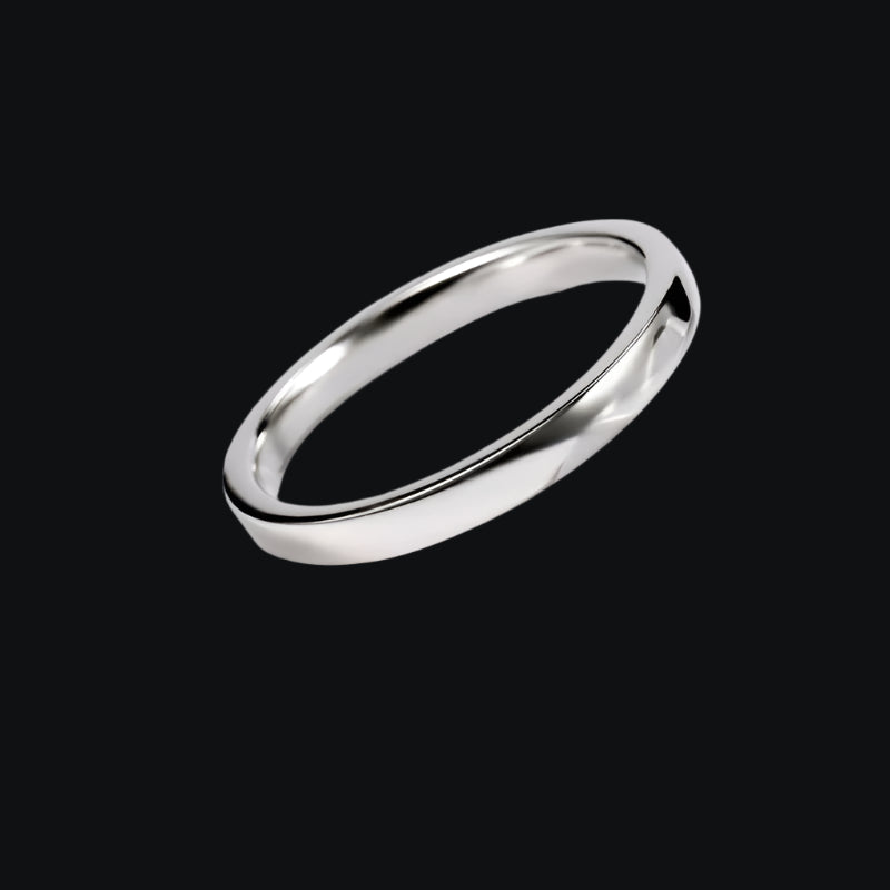 Solid 925 Sterling Silver Band