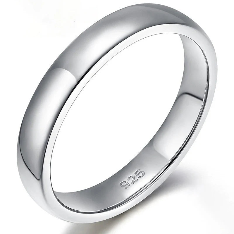 Solid 925 Sterling Silver Band