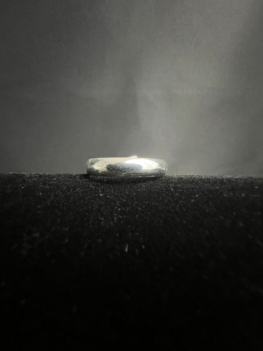 Solid Wedding Band .925 Sterling Silver