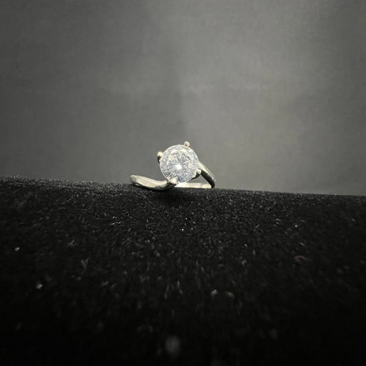 .5 ct. Solitaire Engagement Ring .925 Sterling Silver