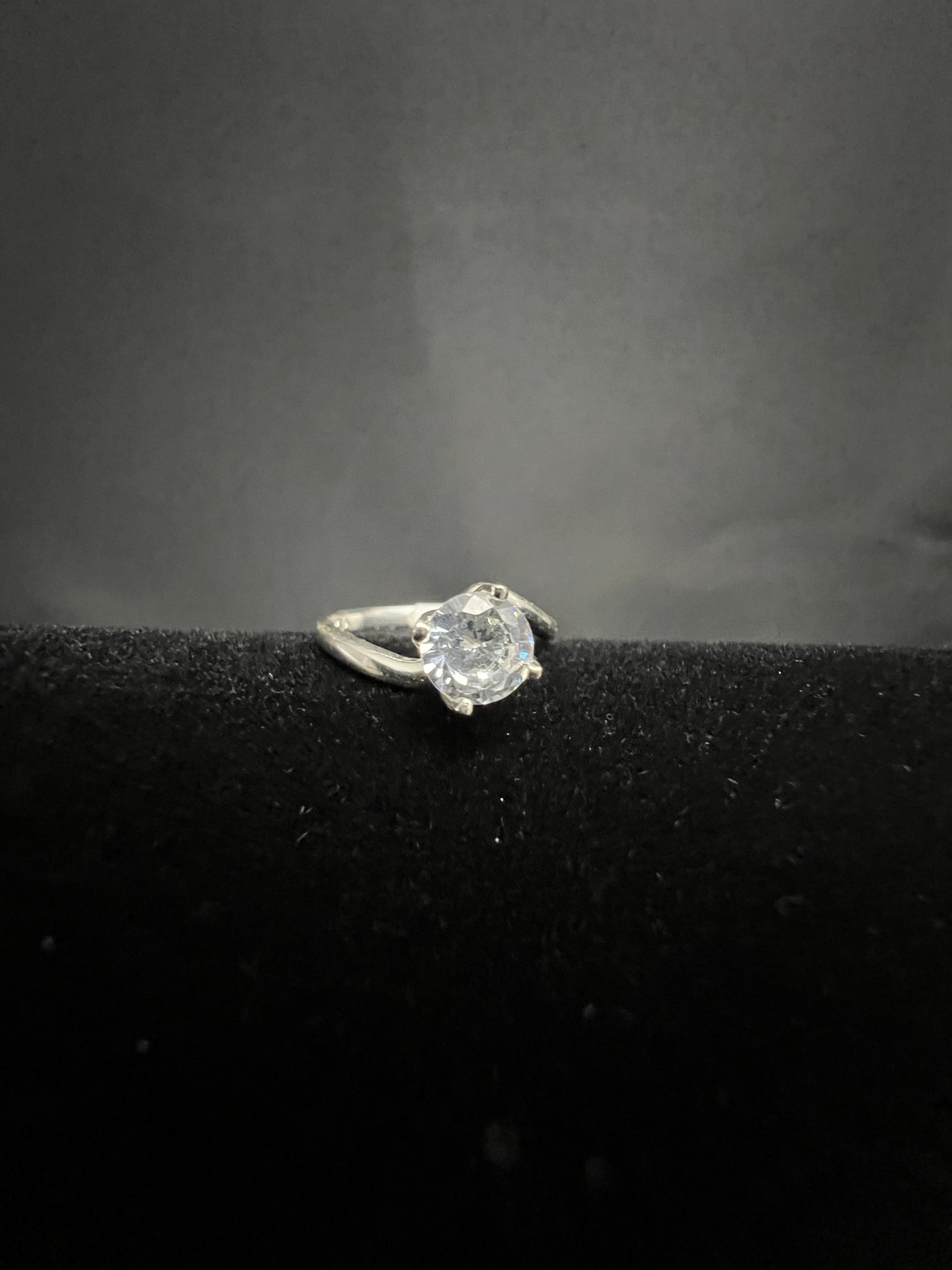 .5 ct. Solitaire Engagement Ring .925 Sterling Silver