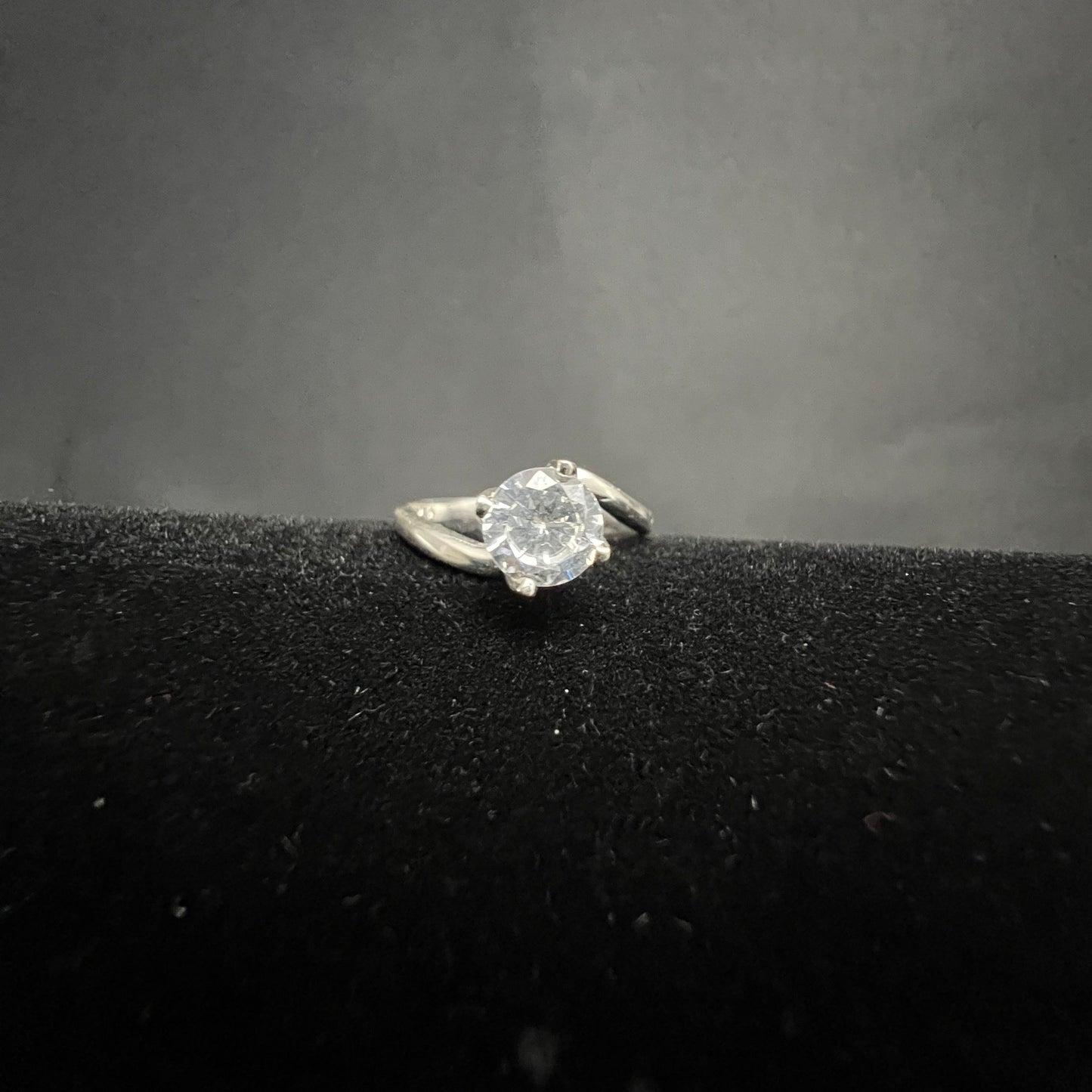 .5 ct. Solitaire Engagement Ring .925 Sterling Silver