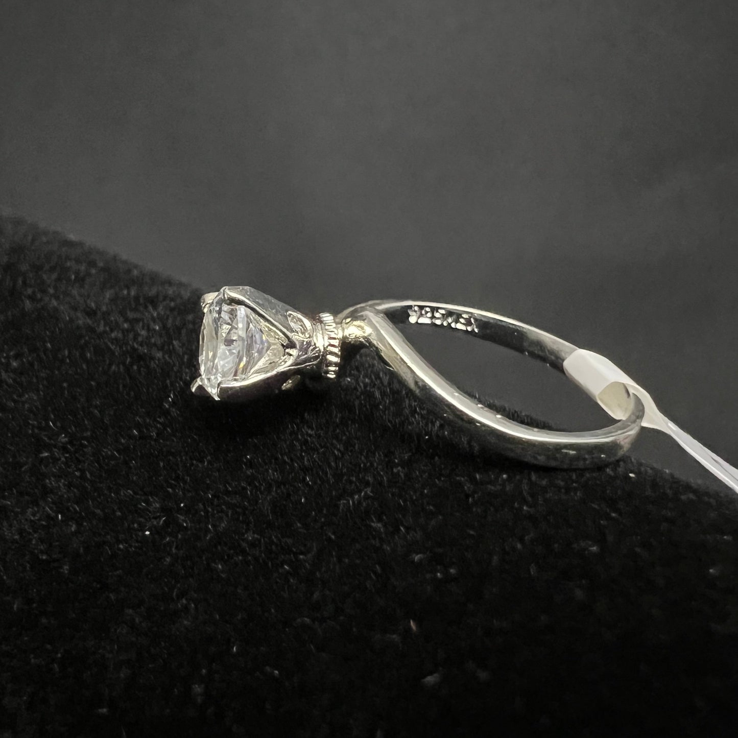 .5 ct. Solitaire Engagement Ring .925 Sterling Silver