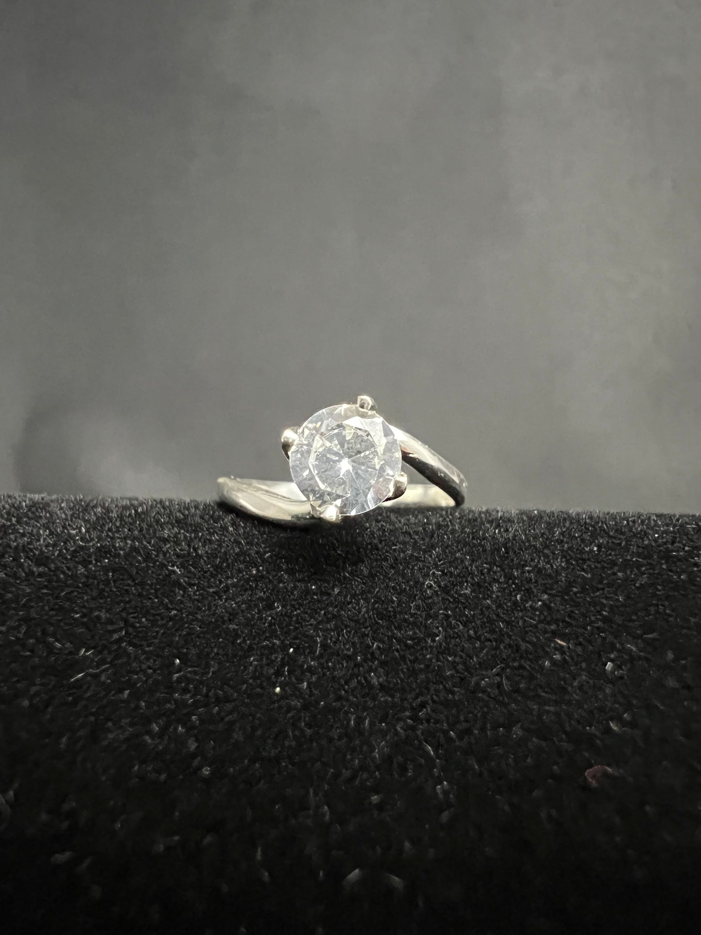 .5 ct. Solitaire Engagement Ring .925 Sterling Silver