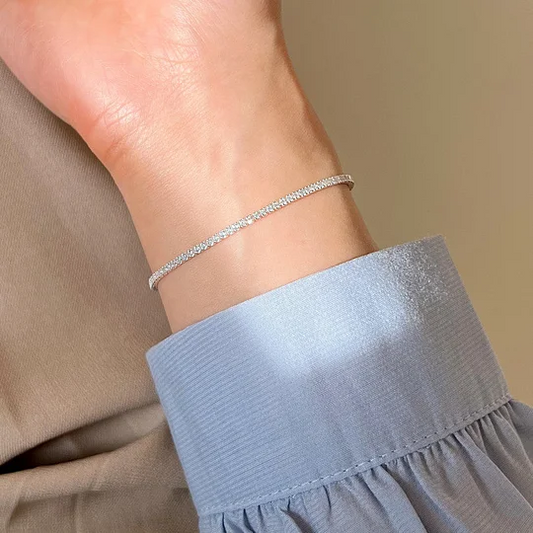 925 Sterling Silver Tennis Bracelet – Unisex