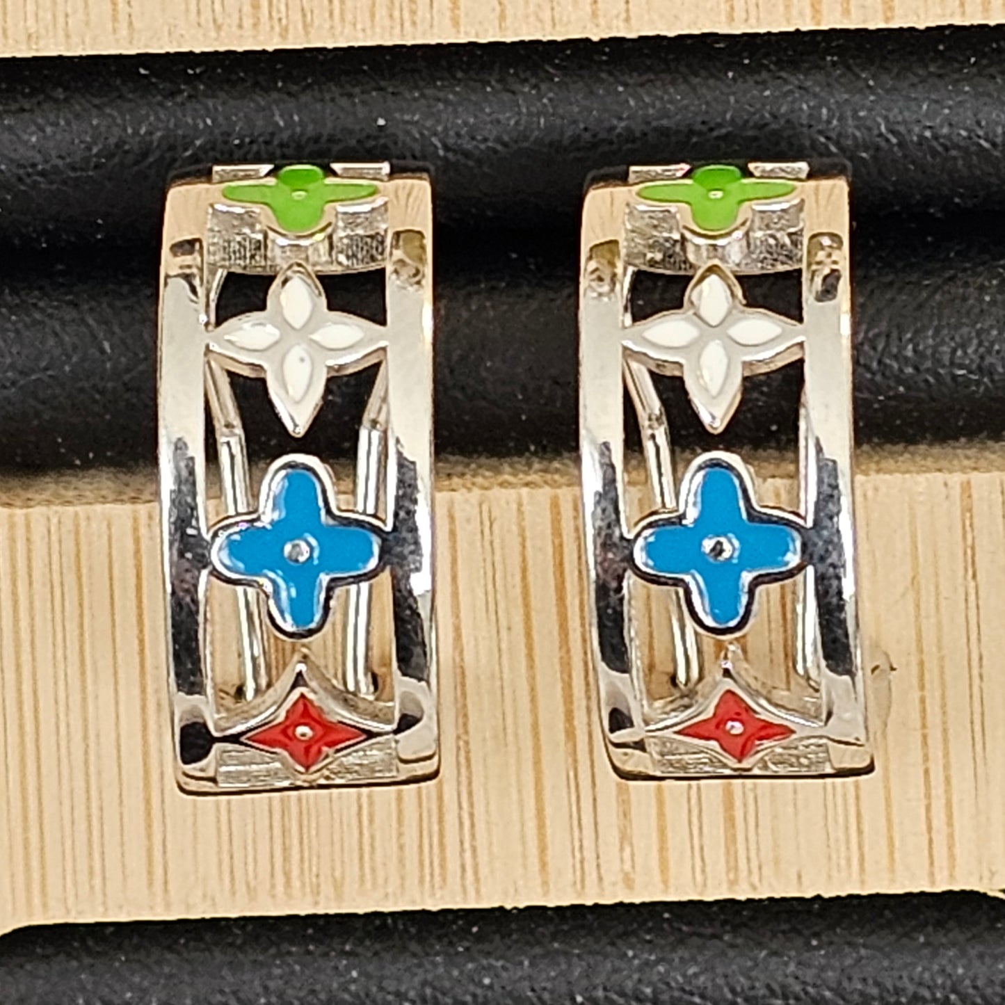 Multi-Color Hoop Earrings