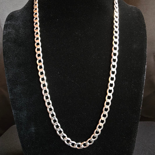 28" Curb Link Chain Necklace