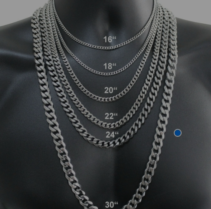 22" Cuban Link 925 Sterling Silver Chain Necklace - 4.5mm